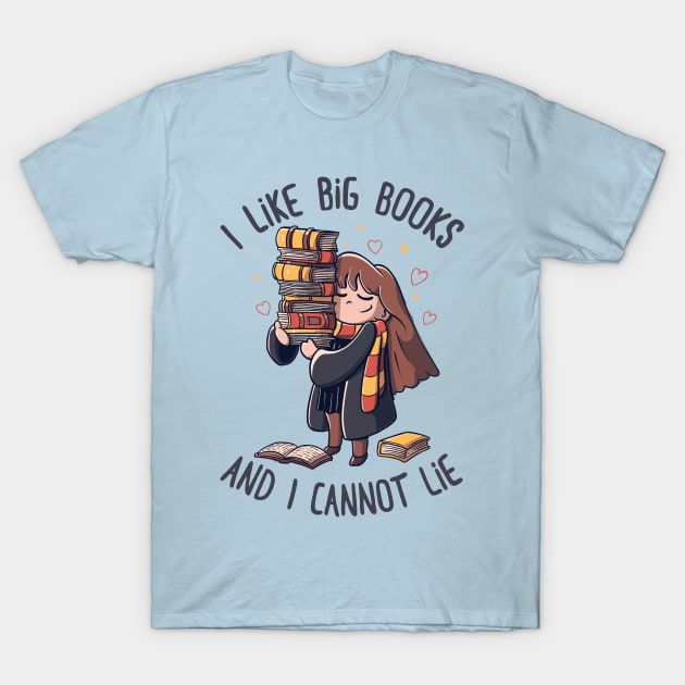 I Like Big Books And I Cannot Lie Funny Cute Gift T-Shirt by eduely